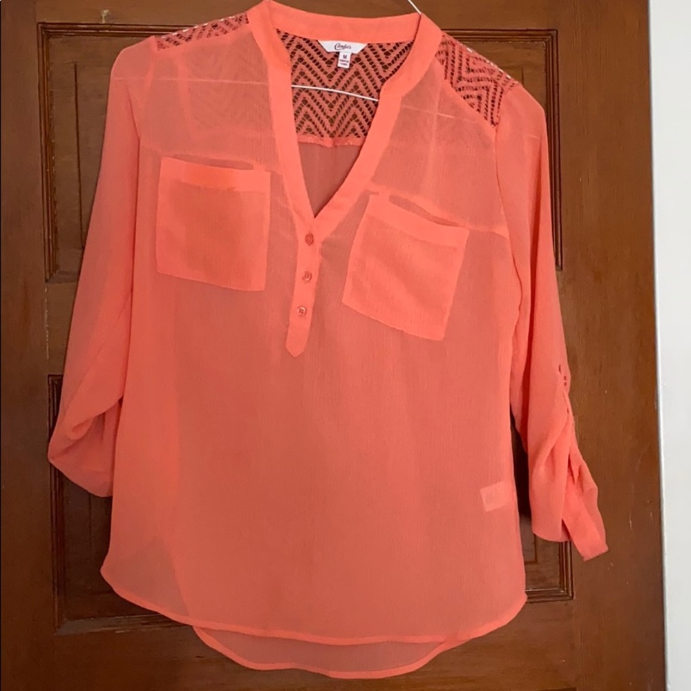 Pink candies blouse